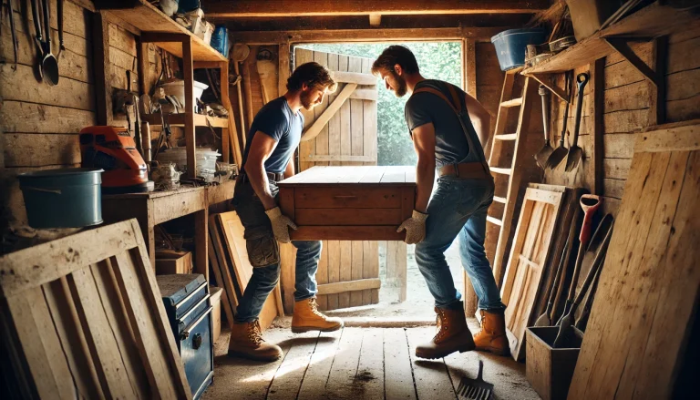 Garden shed clearance and waste removal service