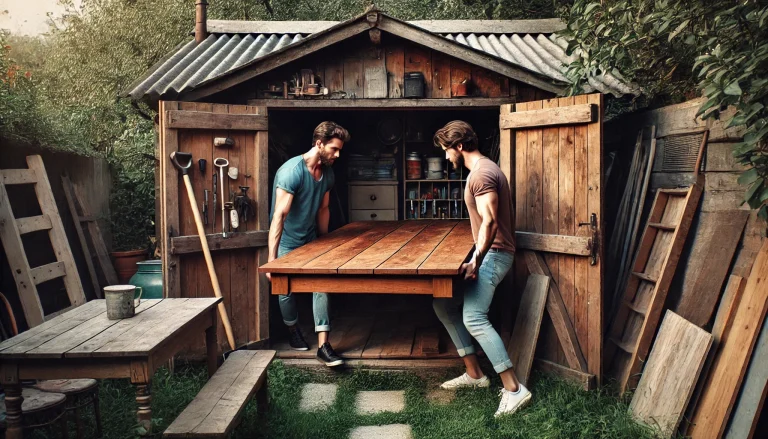 Shed clearance by man and van service in London