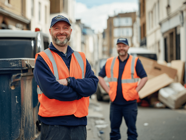 rubbish removal service- man and van