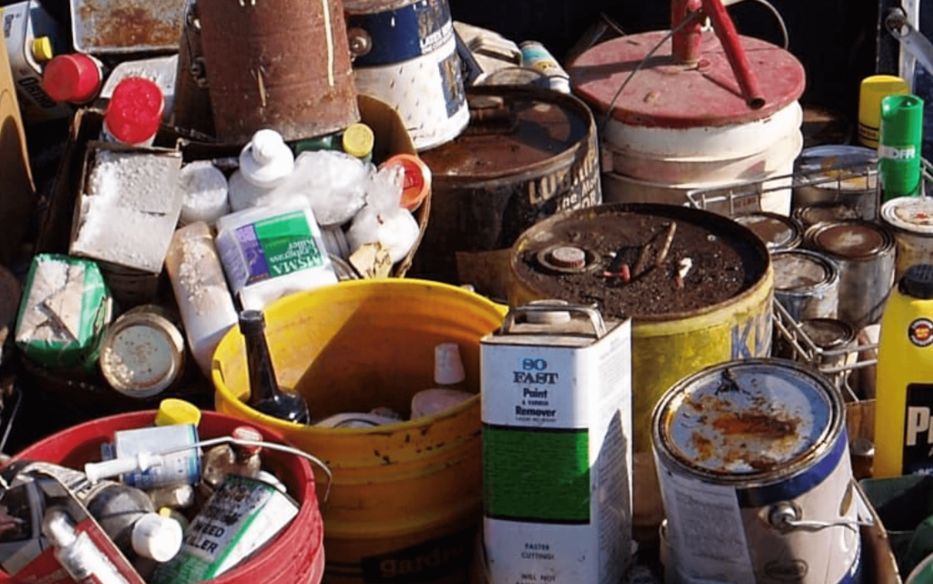 Waste, not accepted by the waste collection companies